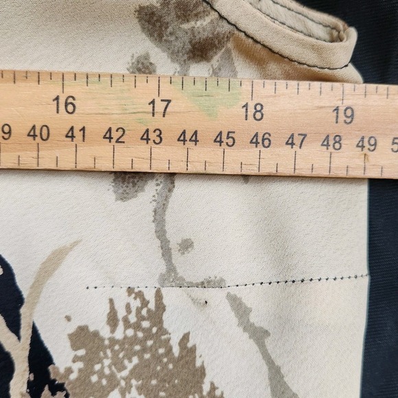 Vintage 90s Gala‎ Collection Dress Size S Drop Tie Waist Neutral Sleeveless Boho - Picture 7 of 8